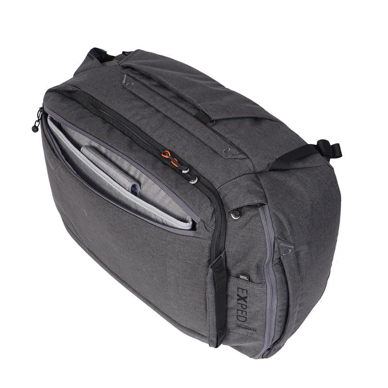 Exped Cruiser 35L Duffle Backpack - Black Melange - The Warming Store